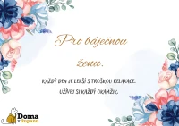 Dárková karta pro báječnou ženu