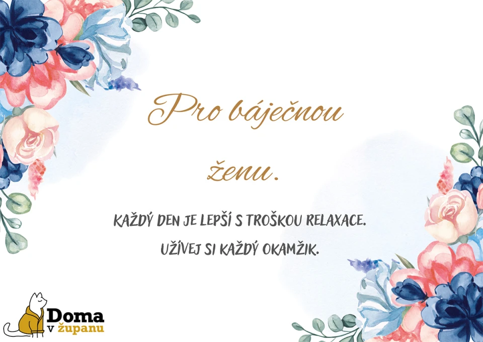 Přání pro báječnou ženu