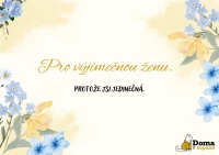 Dárková karta pro výjimečnou ženu