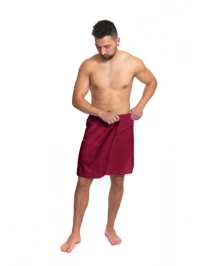 Pánský saunový kilt vínový