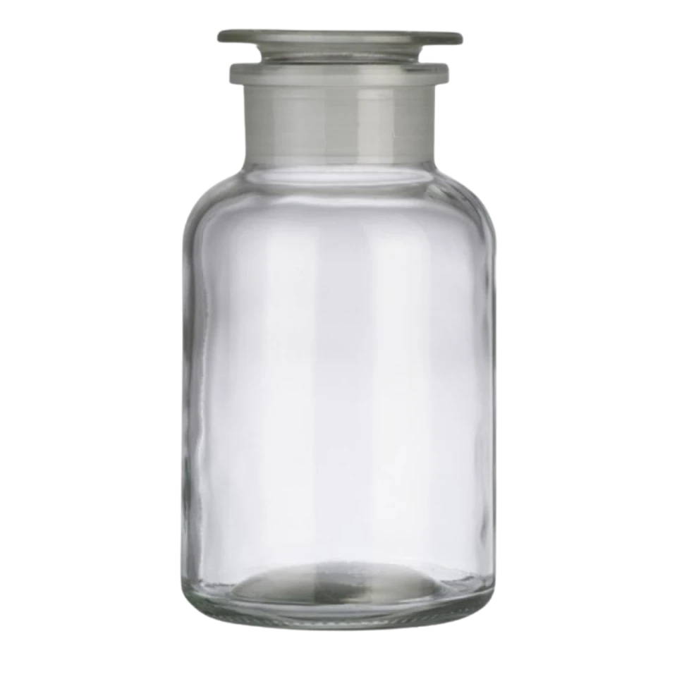 Skleněná dóza se zátkou, čirá, 2000 ml