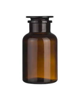 Skleněná dóza na koupelovou sůl, hnědá, 1000 ml