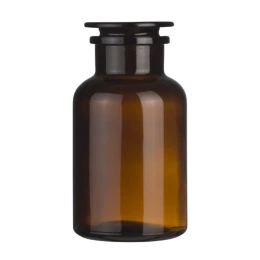 Skleněná dóza se zátkou, hnědá, 1000 ml