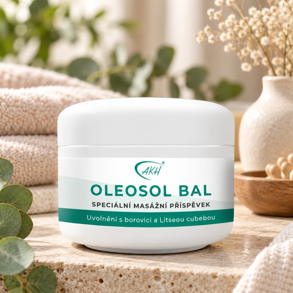 AKH Tělový solno-olejový peeling Oleosol Bal, 100 ml