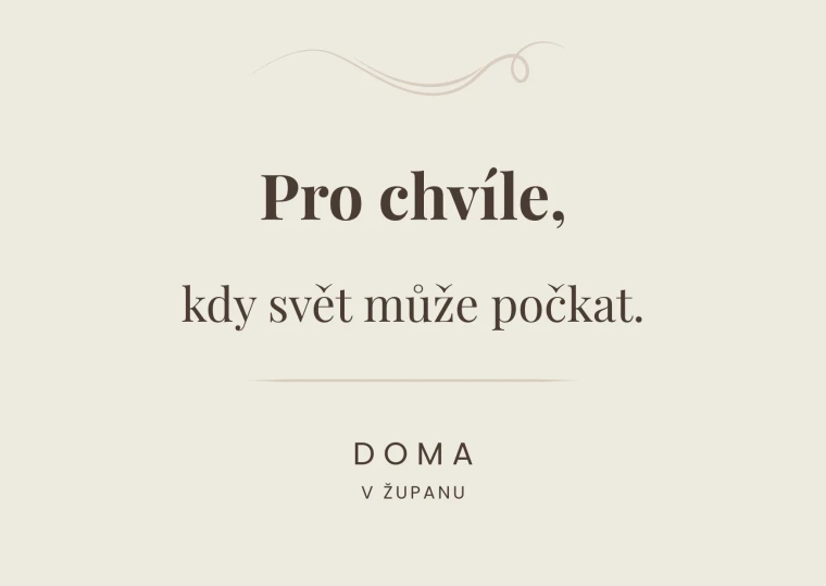 Dárková karta Pro chvíle, kdy svět může počkat