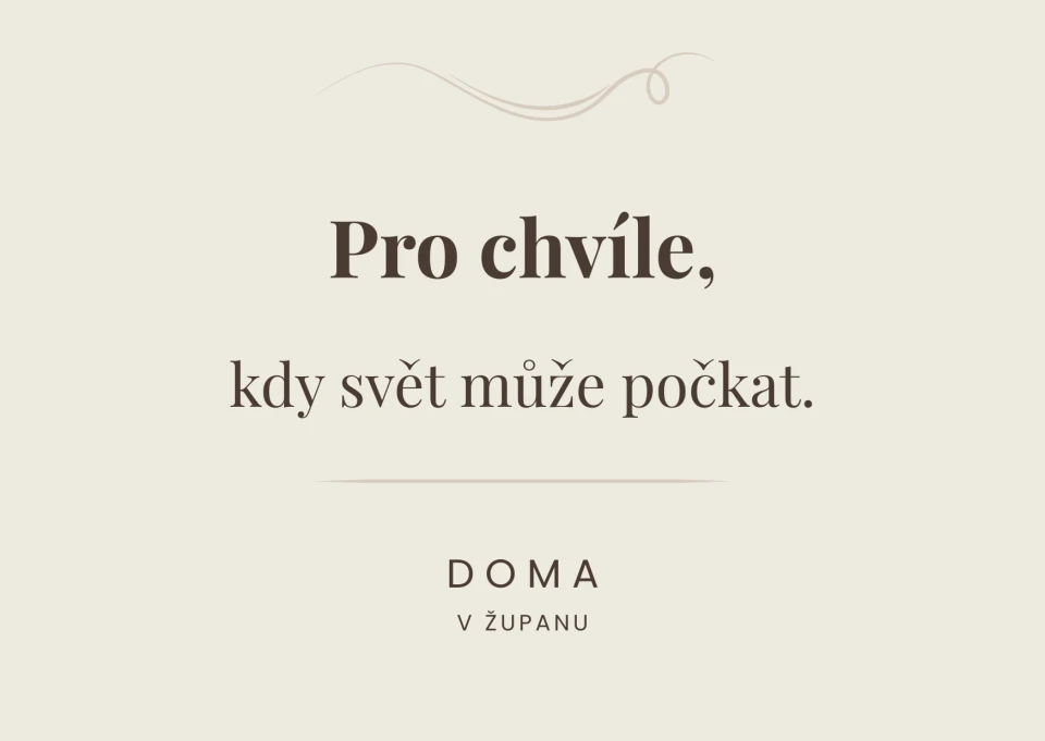 Dárková karta Pro chvíle, kdy svět může počkat