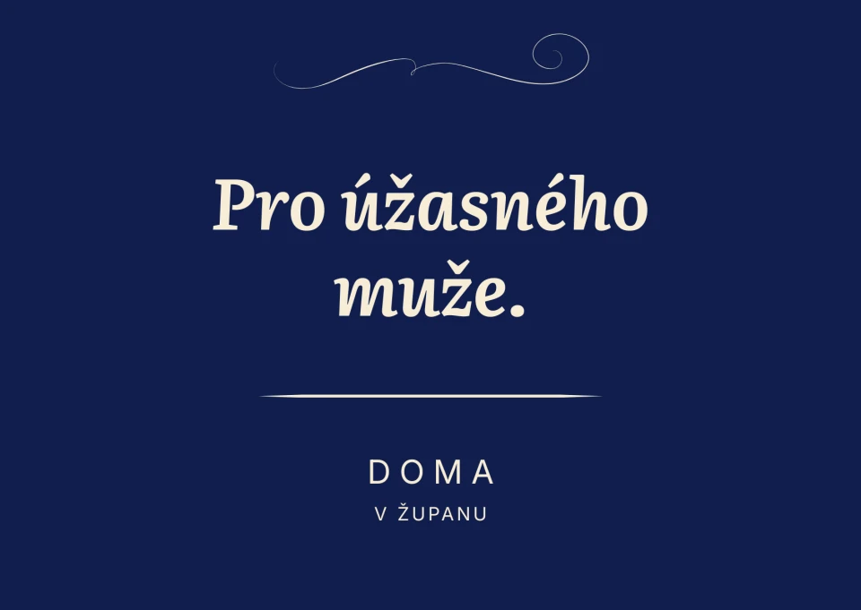 Dárková karta Pro úžasného muže
