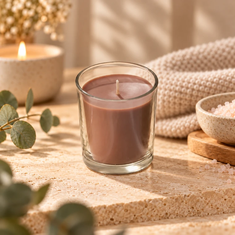 Stuwa Vonná svíčka Pomerančový květ a santal, 65 g