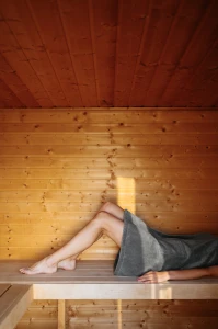 Dámský saunový kilt z mikrobavlny, Šedá