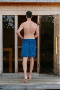 Pánský bavlněný saunový kilt, Námořnická modř