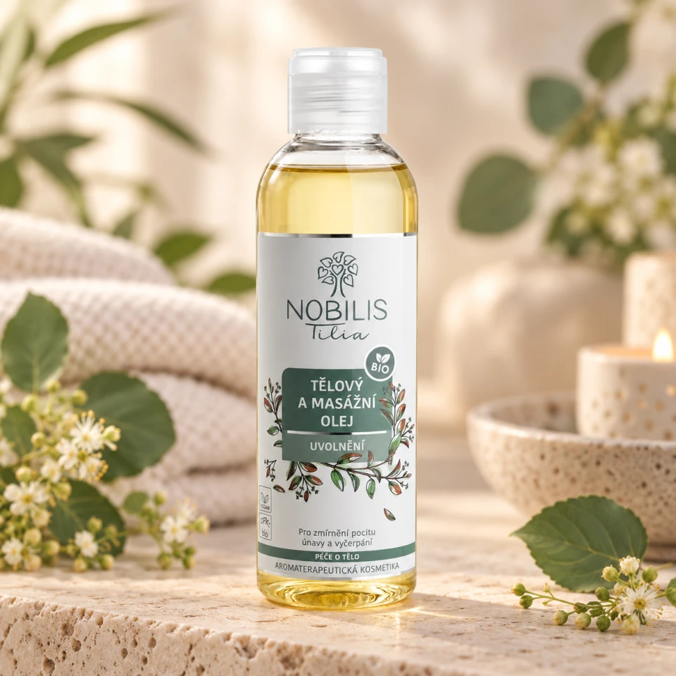 Nobilis Tilia Tělový a masážní olej Uvolnění: 200 ml