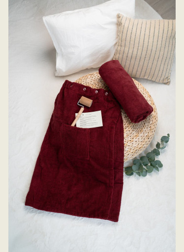 Saunový rituál bavlna – sada pro ženy