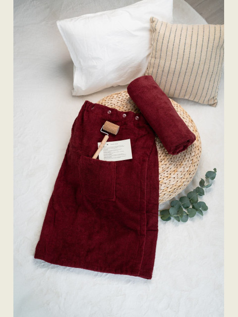 Saunový rituál bavlna – sada pro ženy