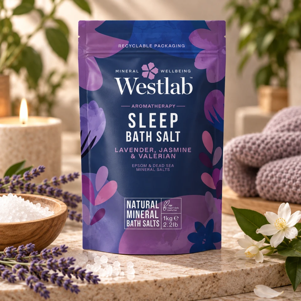 Westlab Epsomská koupelová sůl Sleep, 1 kg