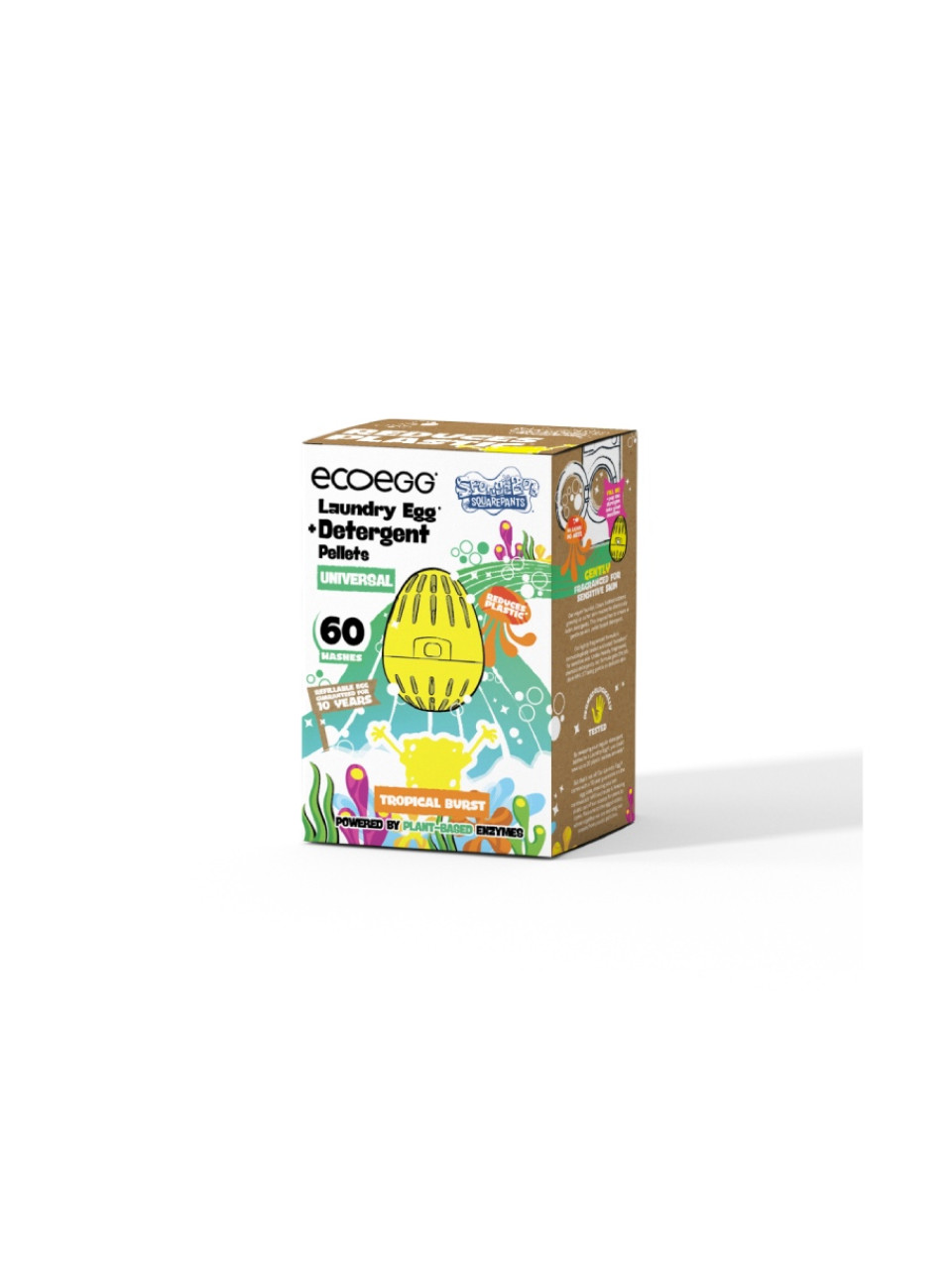 Ecoegg Prací vajíčko SpongeBob Universal s tropickou vůní – na 60 pracích cyklů