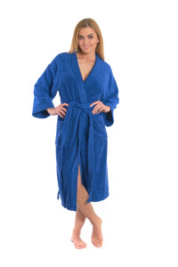 Sada Navy Blue: župan KIMONO + dámský saunový kilt + osuška