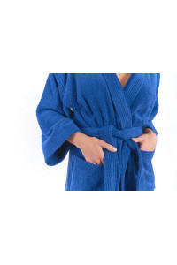 Sada Navy Blue: župan KIMONO + dámský saunový kilt + osuška
