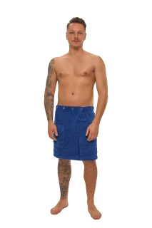 Pánský bavlněný saunový kilt, Námořnická modř