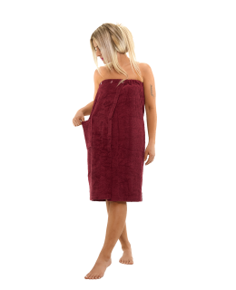 Dámský bavlněný saunový kilt Bordeaux