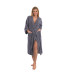 Sada Dark Grey: župan KIMONO + dámský saunový kilt + osuška
