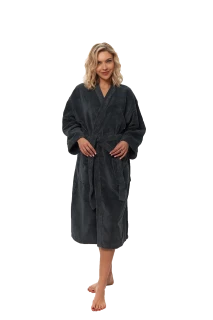 Dámský župan Kimono, Antracit