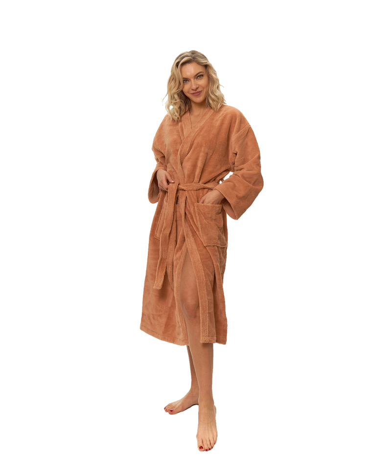 Dámský župan Kimono, Terakotová
