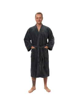 Pánský župan kimono, Cool Gray