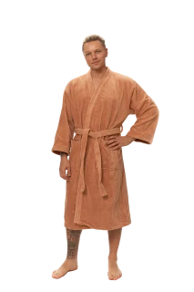 Pánský župan Kimono, Terakotová