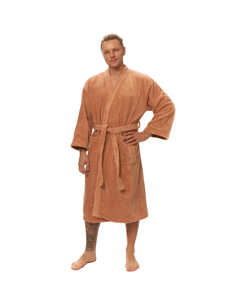 Pánský župan Kimono, Terakotová