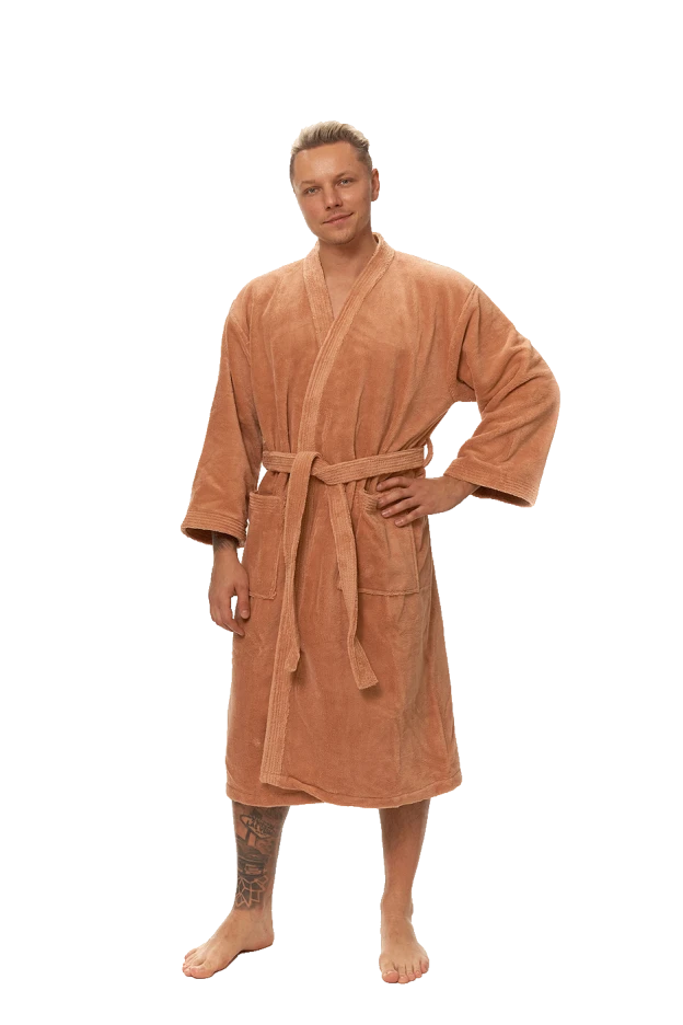 Pánský župan Kimono, Terakotová