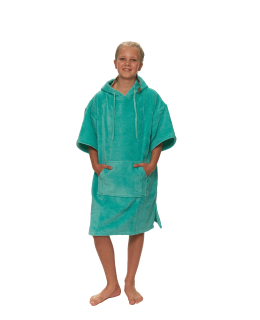 Juniorské plážové pončo, 11-14 let, Pool Blue