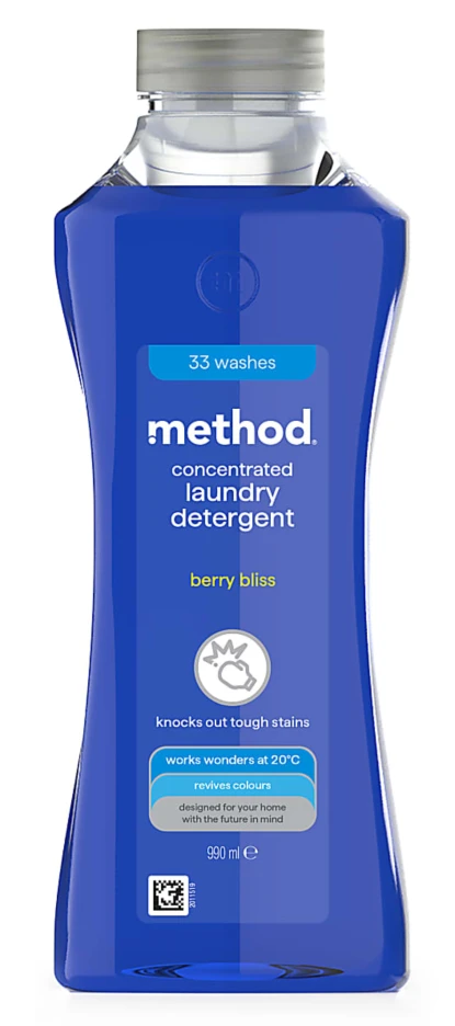 METHOD Tekutý prostředek na praní, 990 ml - Bobulová blaženost