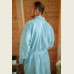 Pánský bambusový župan Kimono, Mlžná modř