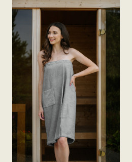 Dámský bambusový saunový kilt, Kamenná šedá