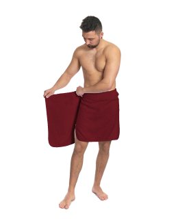 Pánský saunový ručník Bordeaux