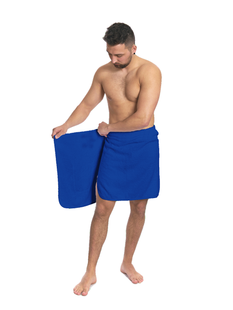 Pánský saunový ručník Navy Blue