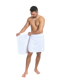 Pánský saunový ručník White