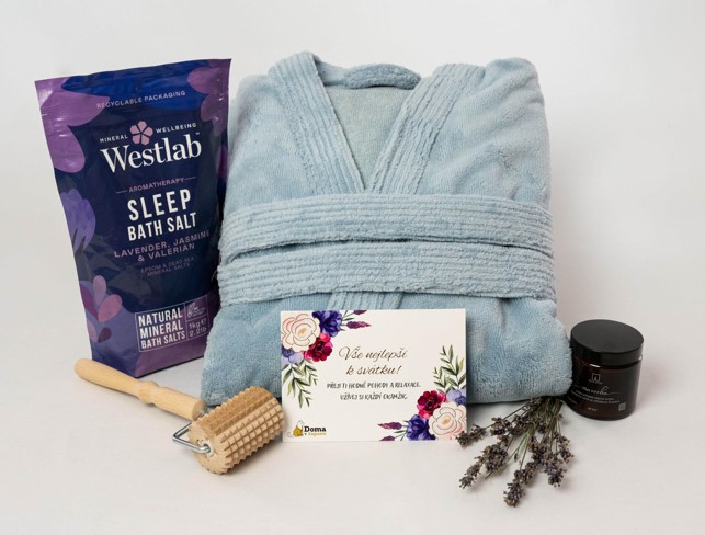 Wellness dárková sada – modrá