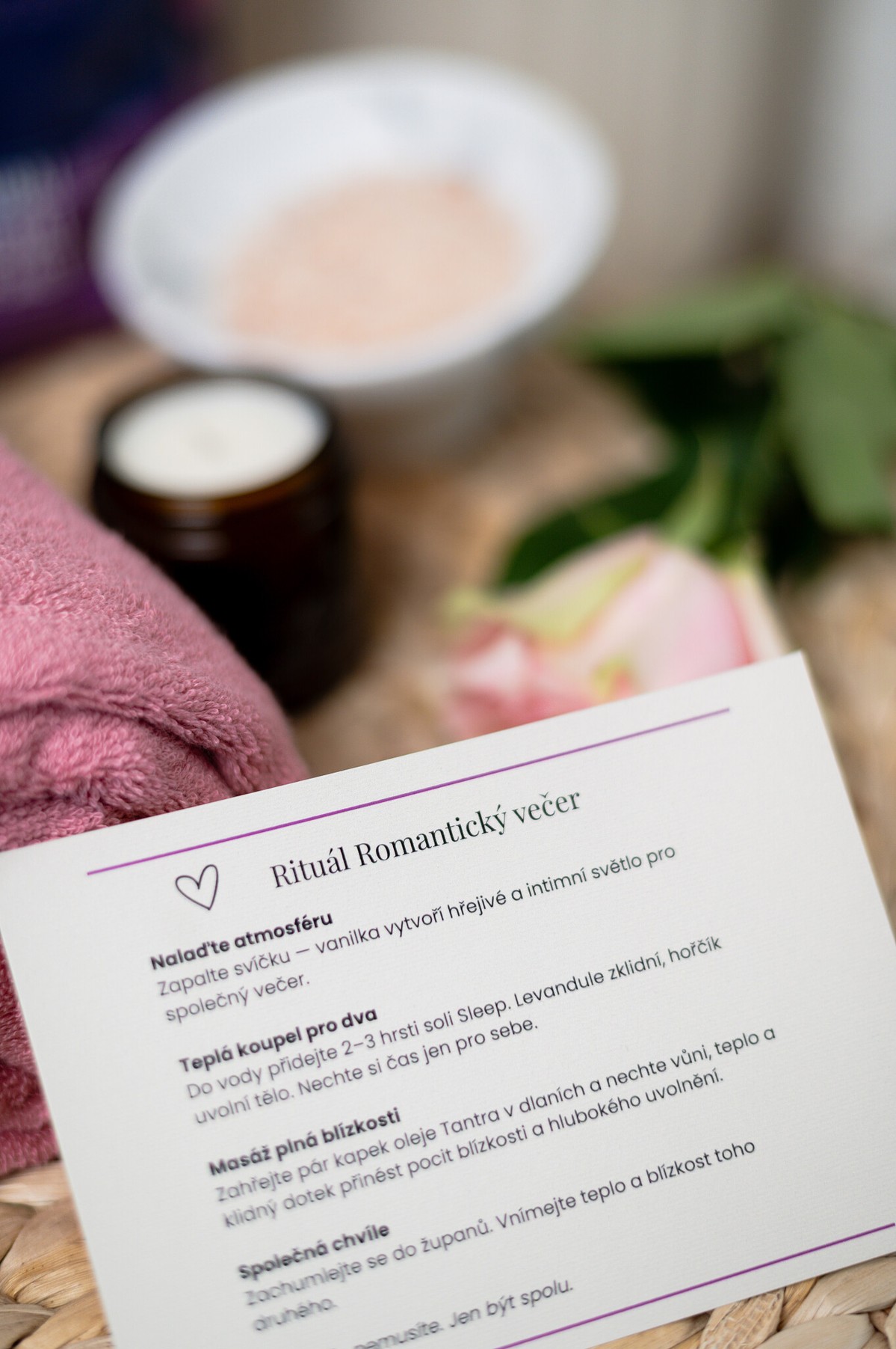 Rituál pro dva – svíčka, koupel a masáž doma
