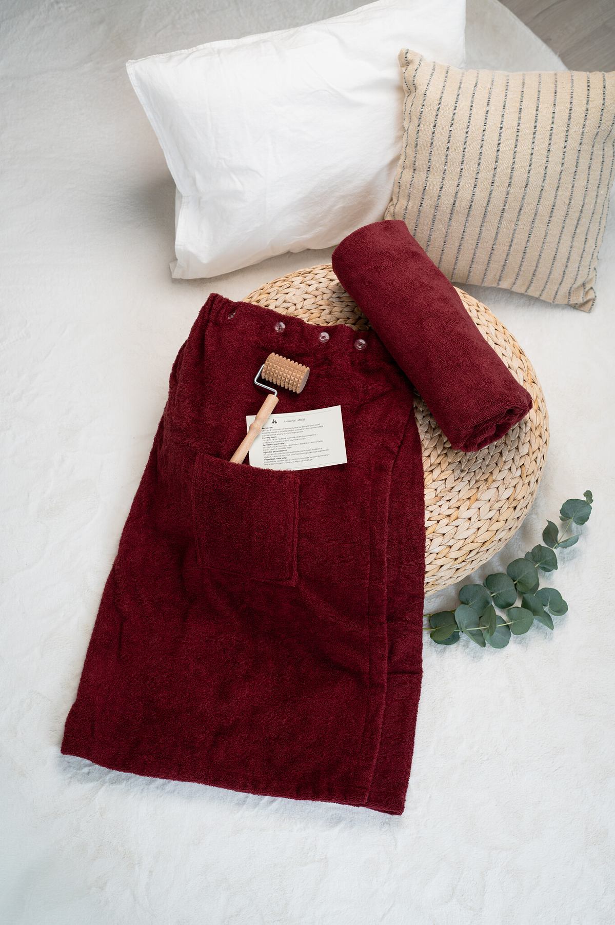 Saunový rituál bavlna – sada pro ženy